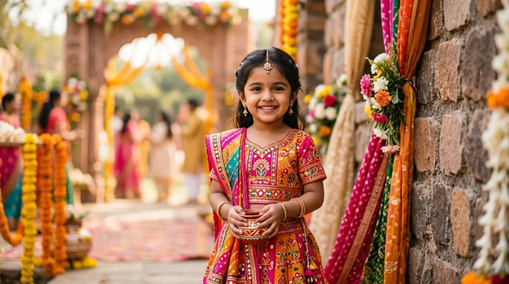 Traditional Outfit Daughter Captions for Instagram