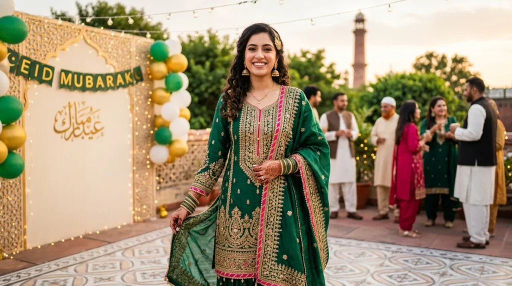 Traditional Outfit Eid Captions