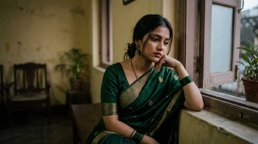 Traditional Outfit Sad Captions