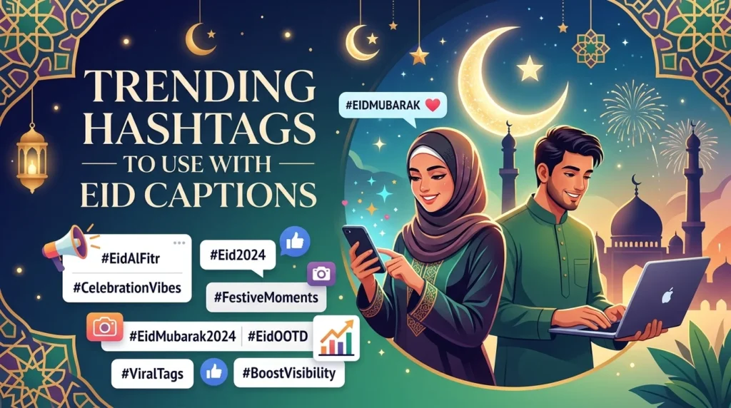 Trending Hashtags to Use with Eid Captions