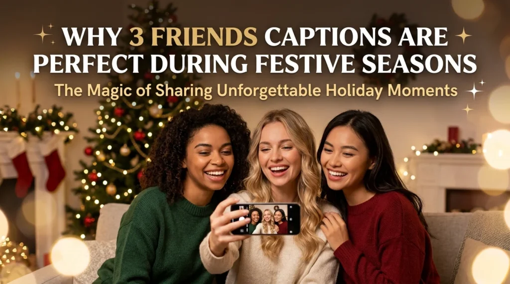 Why 3 Friends Captions Are Perfect During Festive Seasons