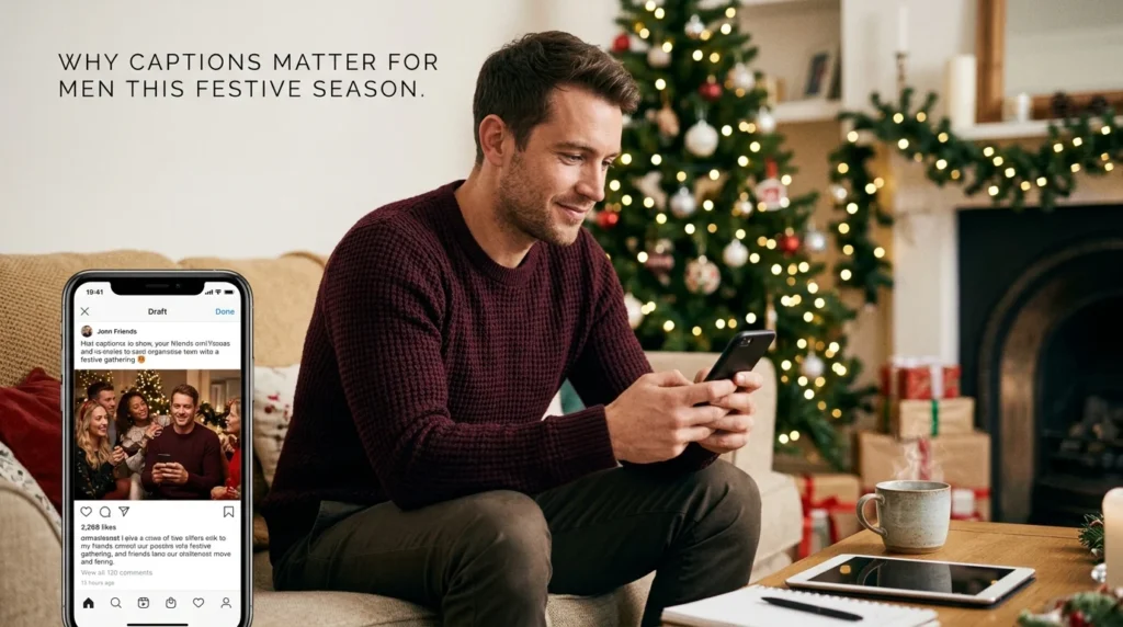 Why Captions for Men Are Important During Festive Seasons