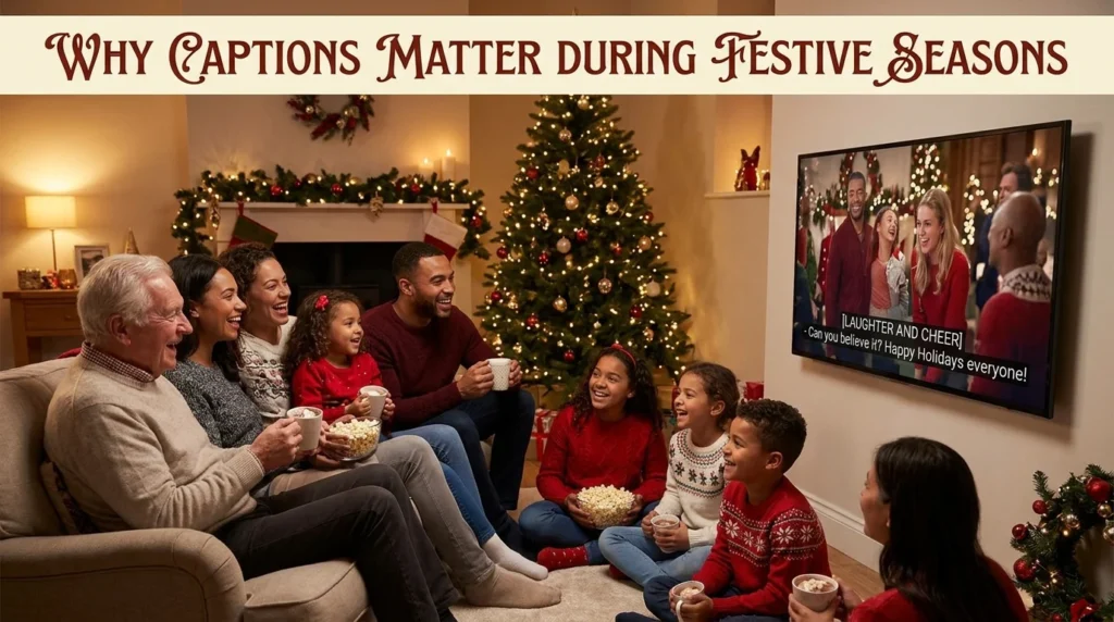 Why Captions Matter During Festive Seasons