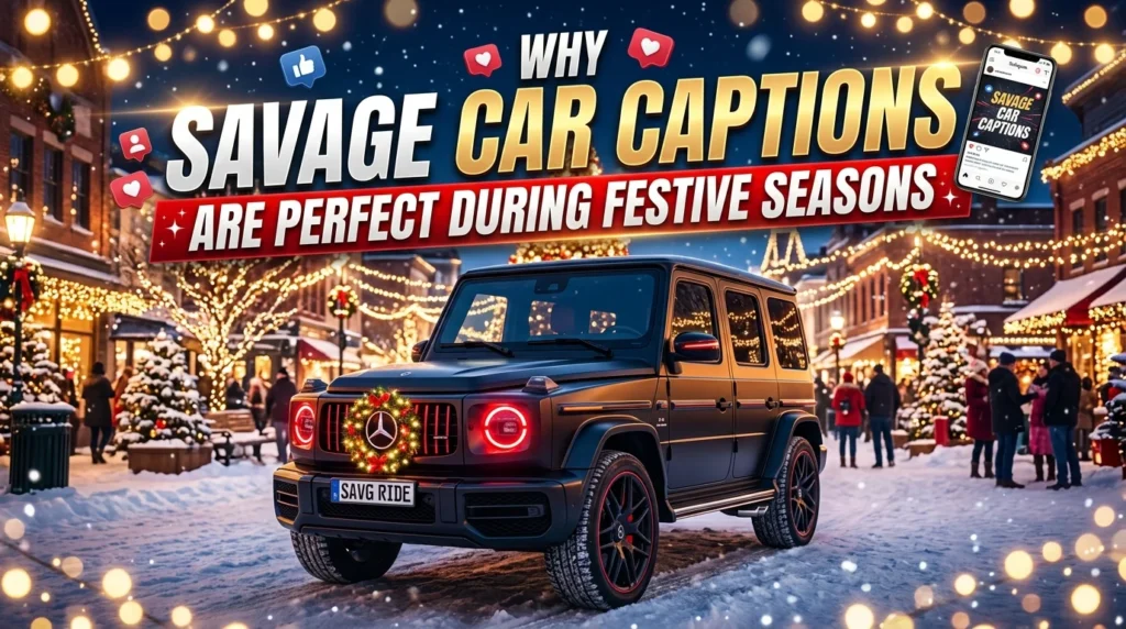 Why Savage Car Captions Are Perfect During Festive Seasons