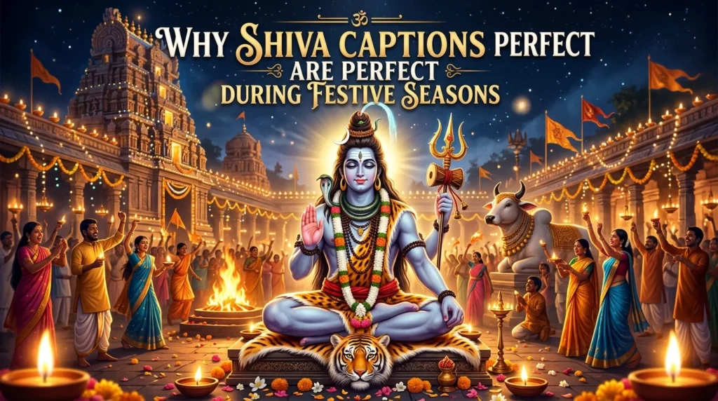 Why Shiva Captions Are Perfect During Festive Seasons
