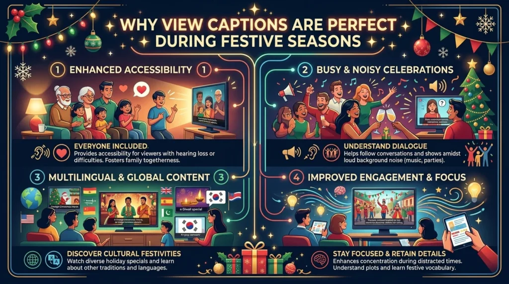 Why View Captions Are Perfect During Festive Seasons