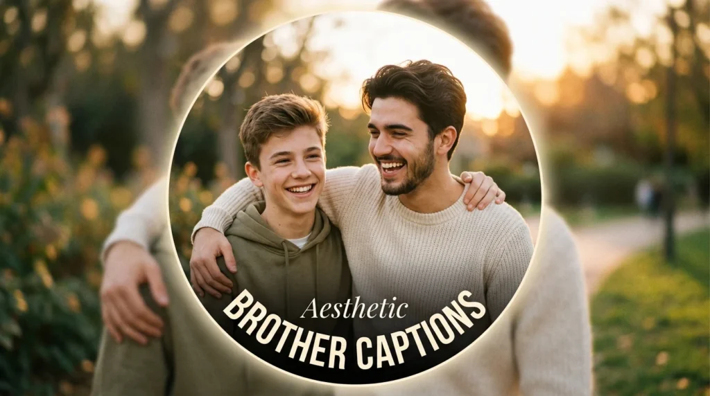 Aesthetic Brother Captions for Instagram