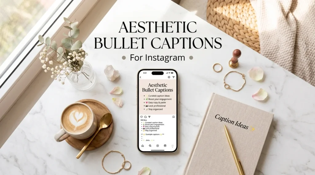 Aesthetic Bullet Captions for Instagram