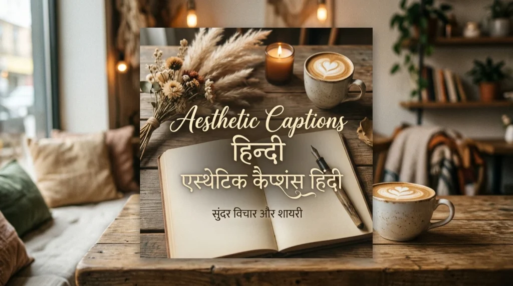 Aesthetic Captions in Hindi