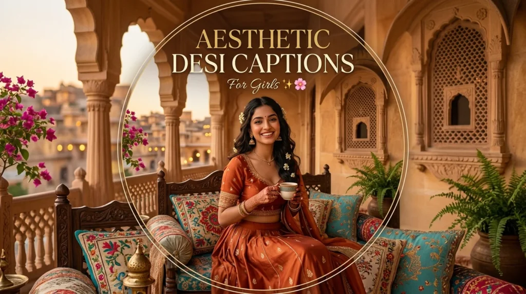 Aesthetic Desi Captions for Instagram for Girl