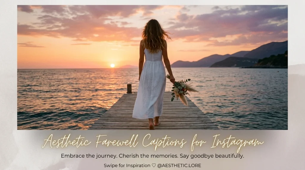 Aesthetic Farewell Captions for Instagram