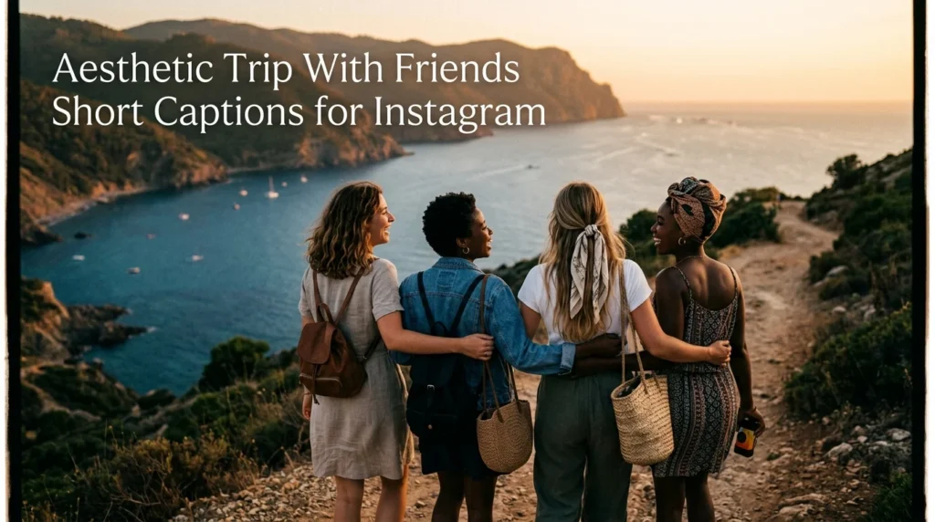 Aesthetic Trip With Friends Short Captions for Instagram