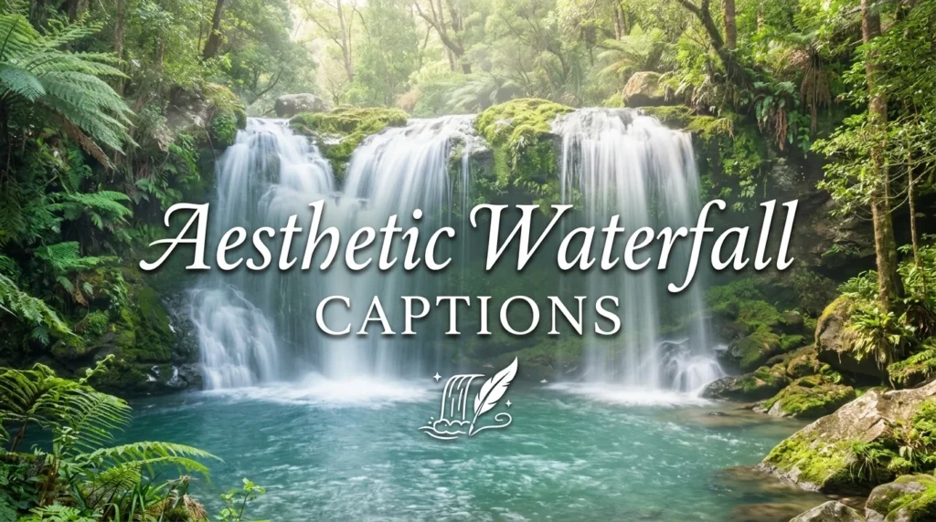 Aesthetic Waterfall Captions