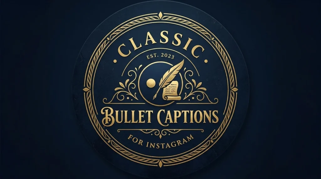 Classic Bullet Captions for Instagram