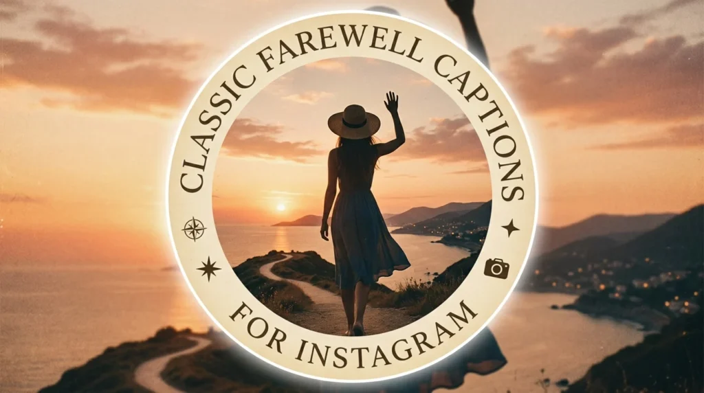 Classic Farewell Captions for Instagram