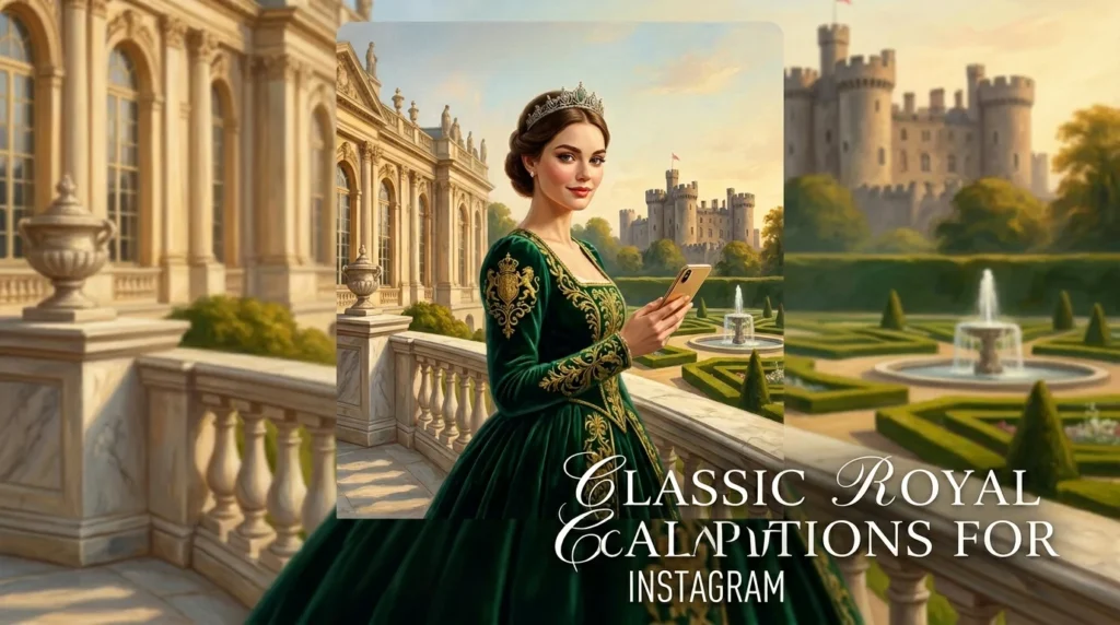 Classic Royal Captions for Instagram