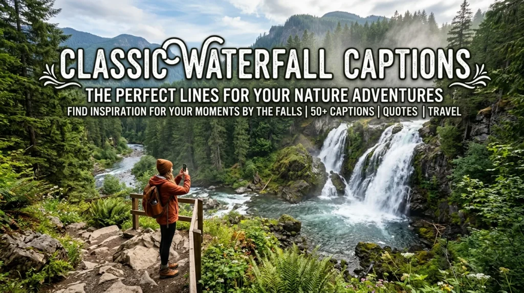 Classic Waterfall Captions