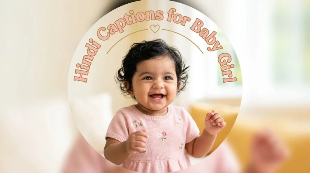 Hindi Captions for Baby Girl