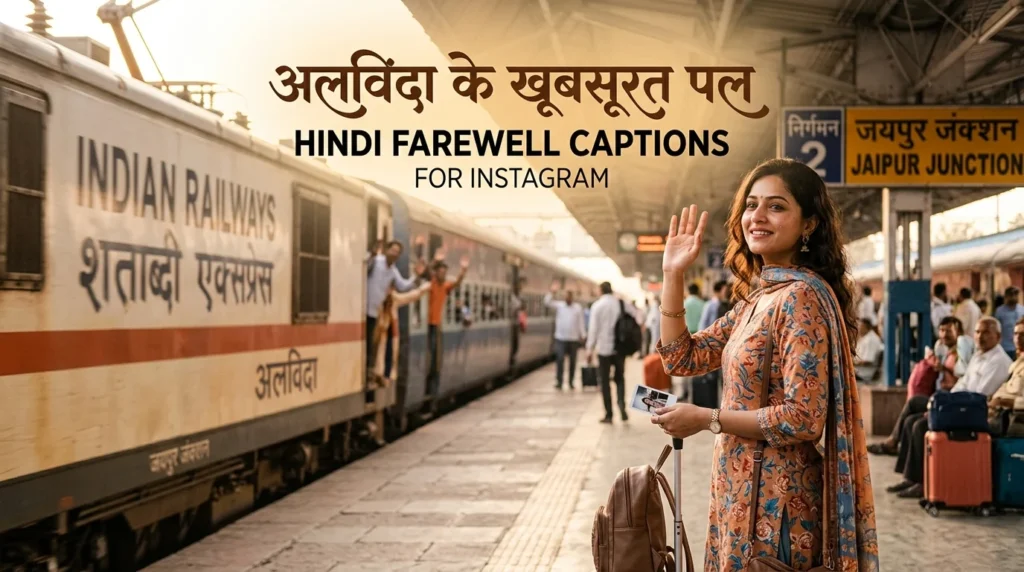 Hindi Farewell Captions for Instagram