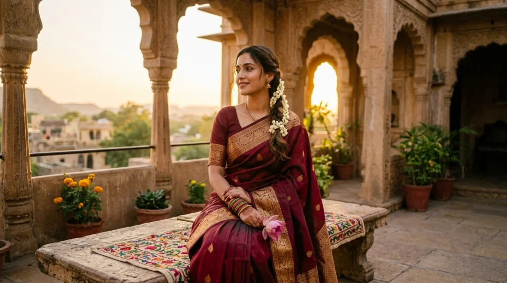Hindi One Word Captions for Traditional Look