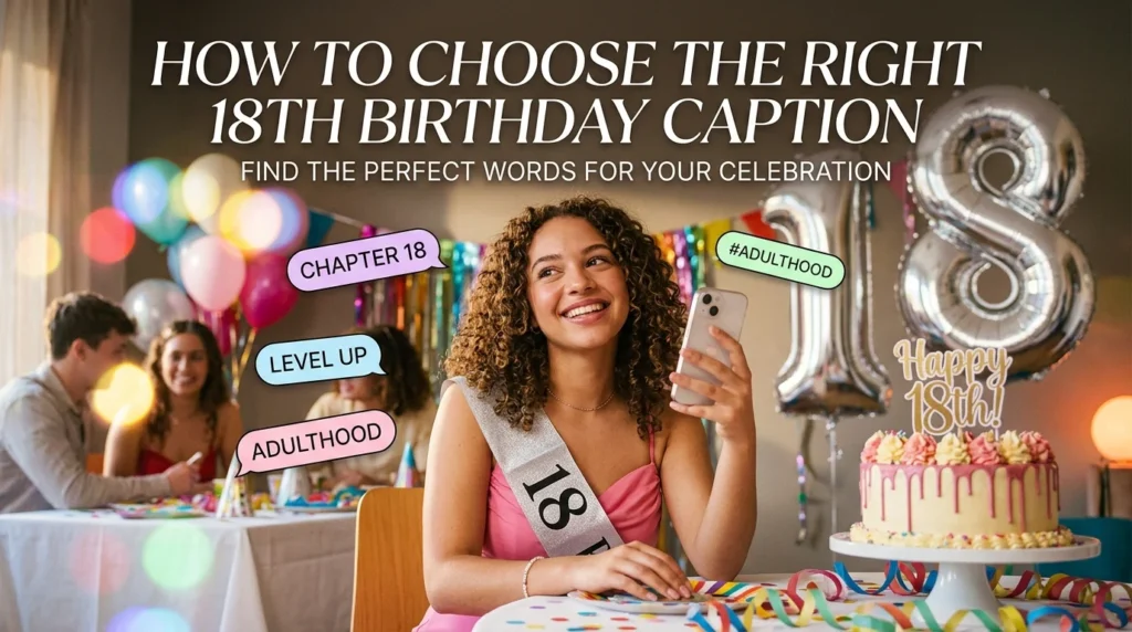 How to Choose the Right 18th Birthday Caption