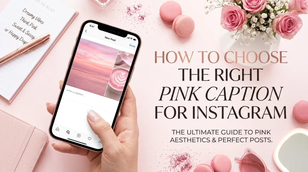 How to Choose the Right Pink Caption for Instagram
