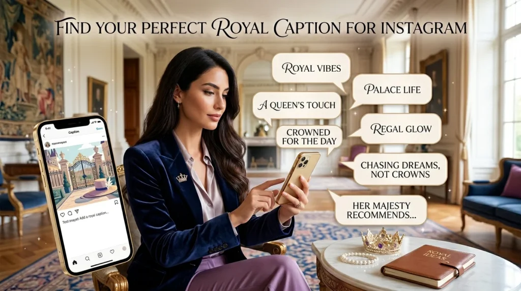 How to Choose the Right Royal Caption for Instagram