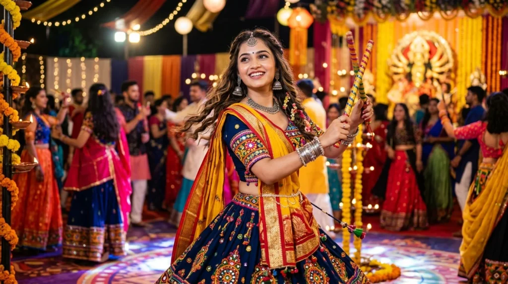 Inspirational Navratri Captions for Girl