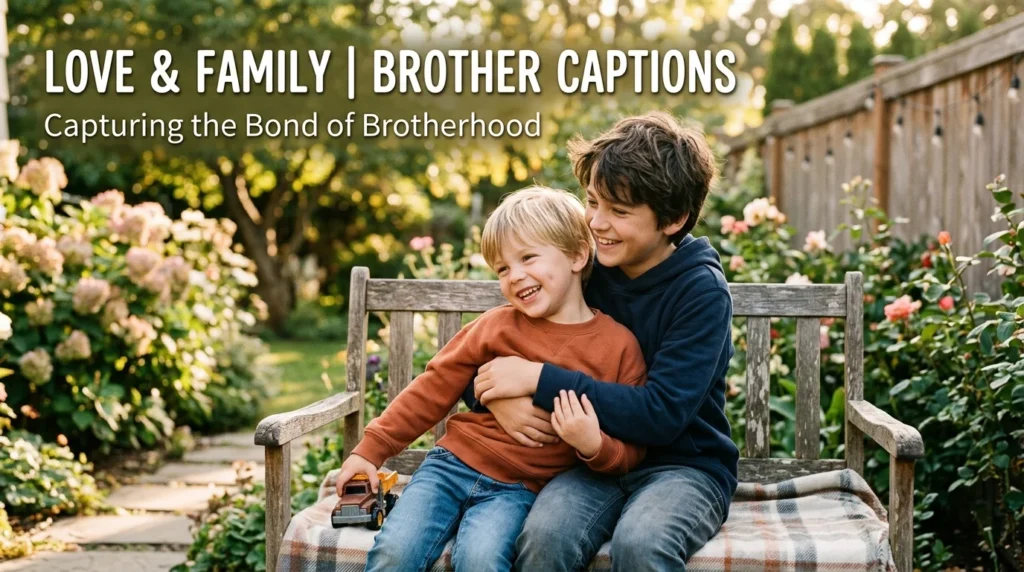 Love and Family Brother Captions