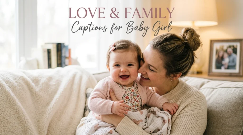 Love and Family Captions for Baby Girl