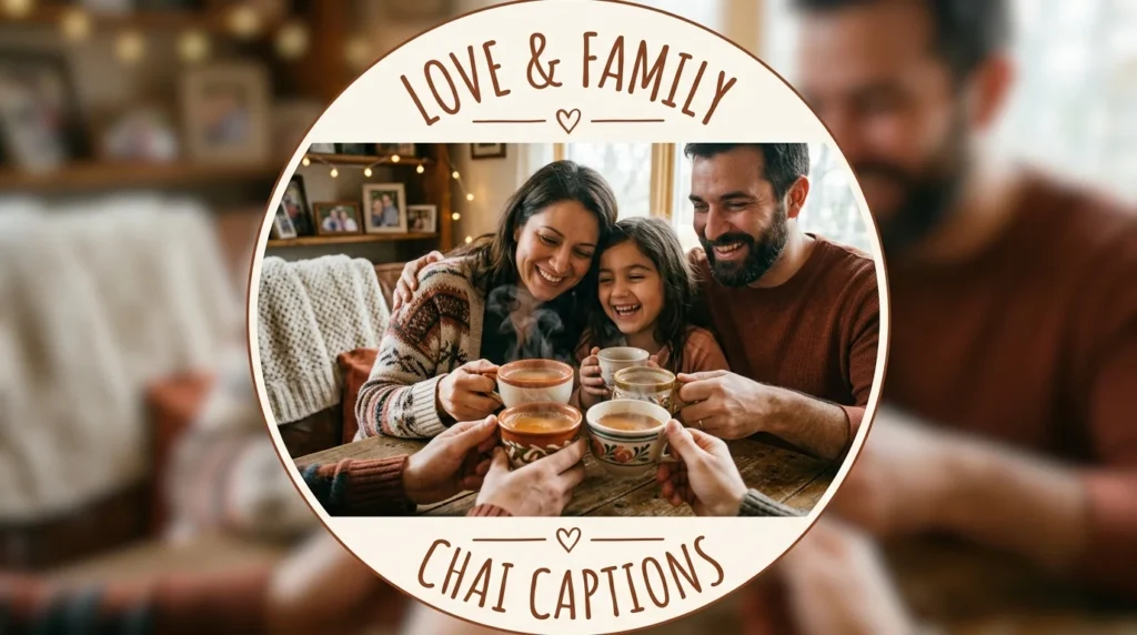 Love and Family Chai Captions