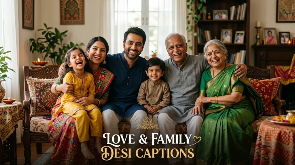 Love and Family Desi Captions