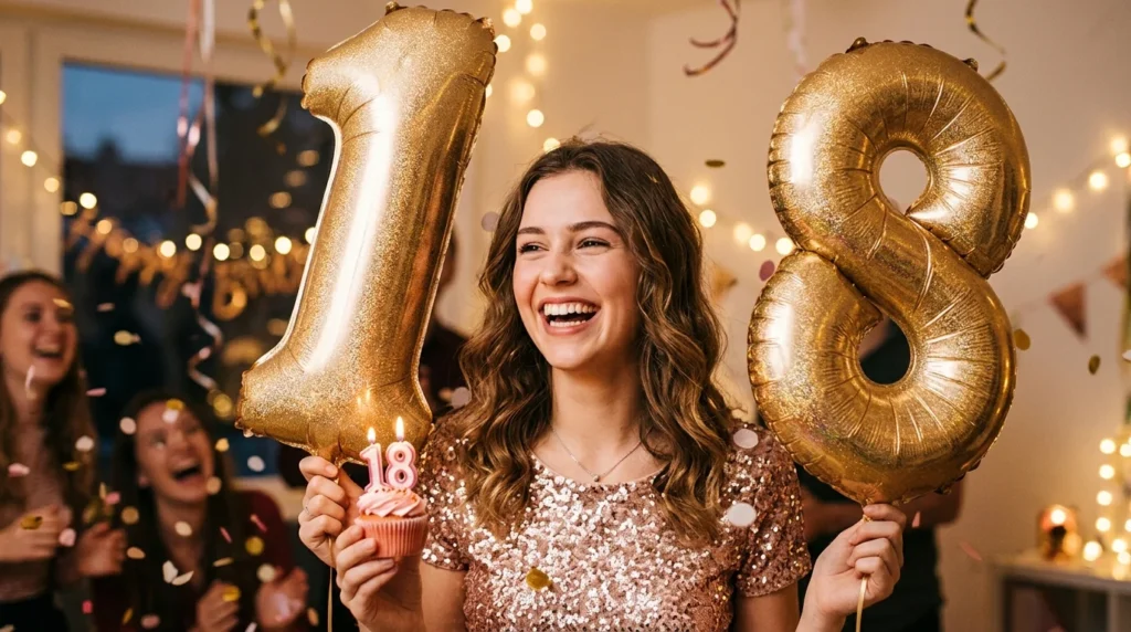 Short 18th Birthday Captions
