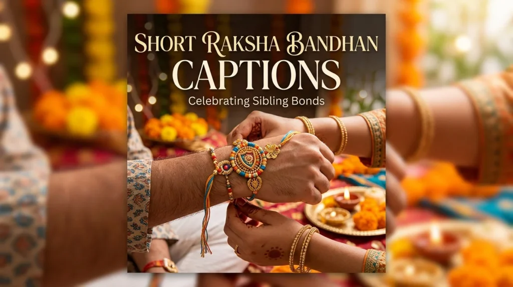 Short Raksha Bandhan Captions