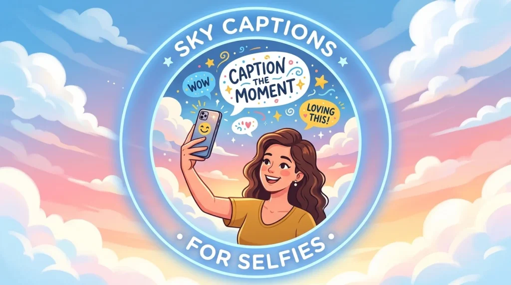 Sky Captions for Selfies