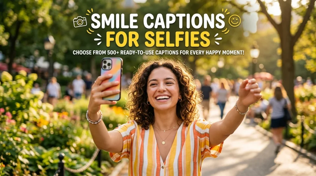 Smile Captions for Selfies