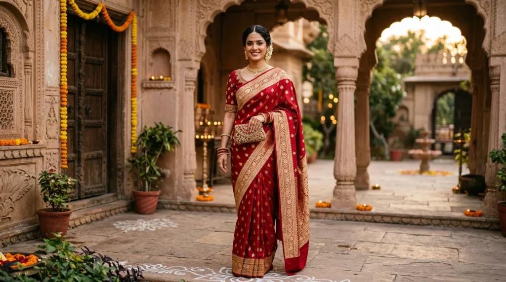 Traditional Outfit Captions in Hindi