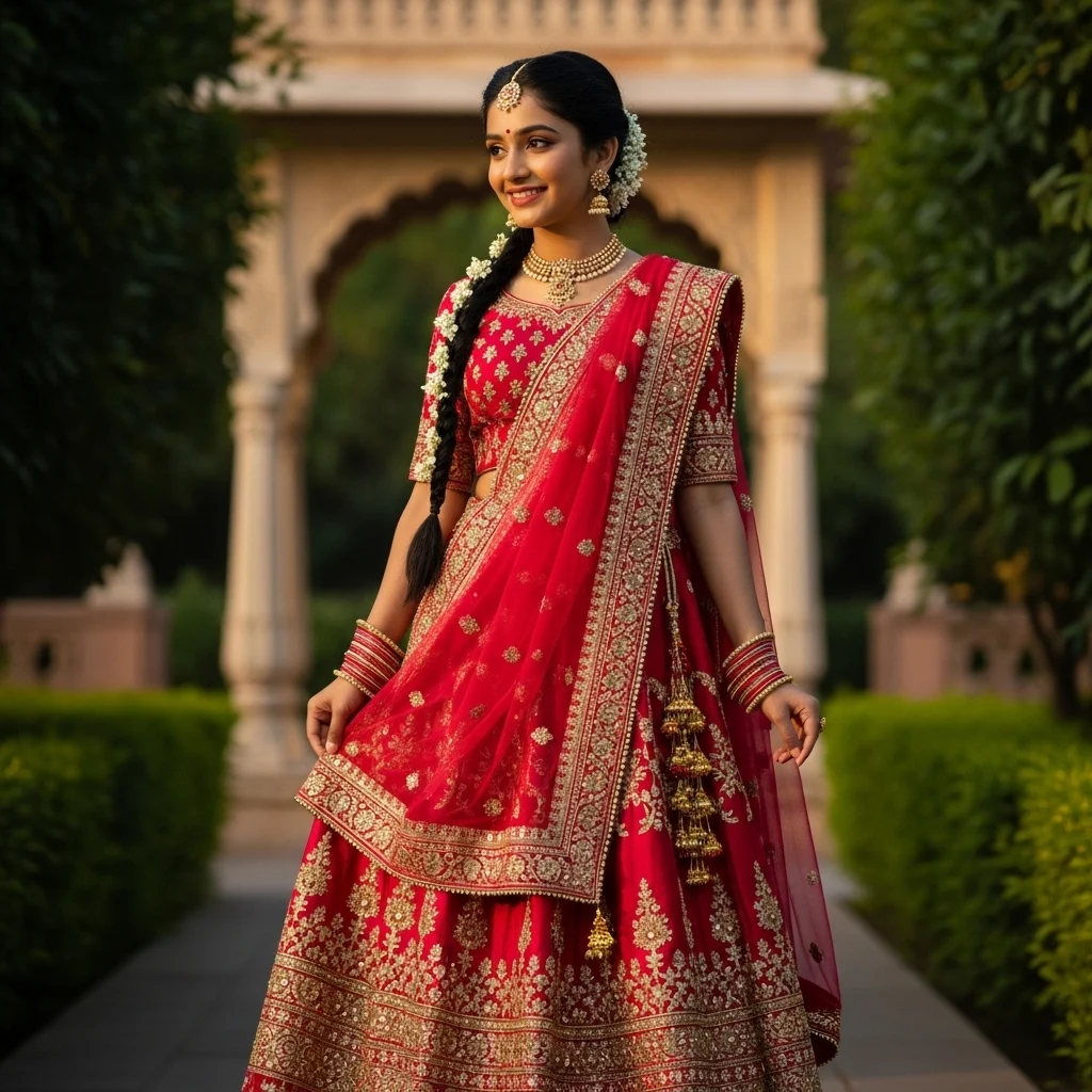 Captions for Traditional Look for Girl