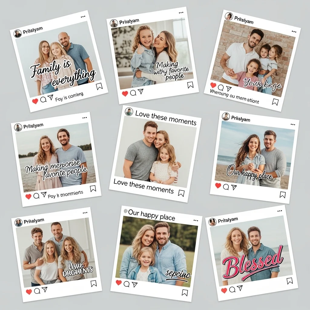 Family Captions for Instagram