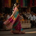 Saree Captions Aesthetic