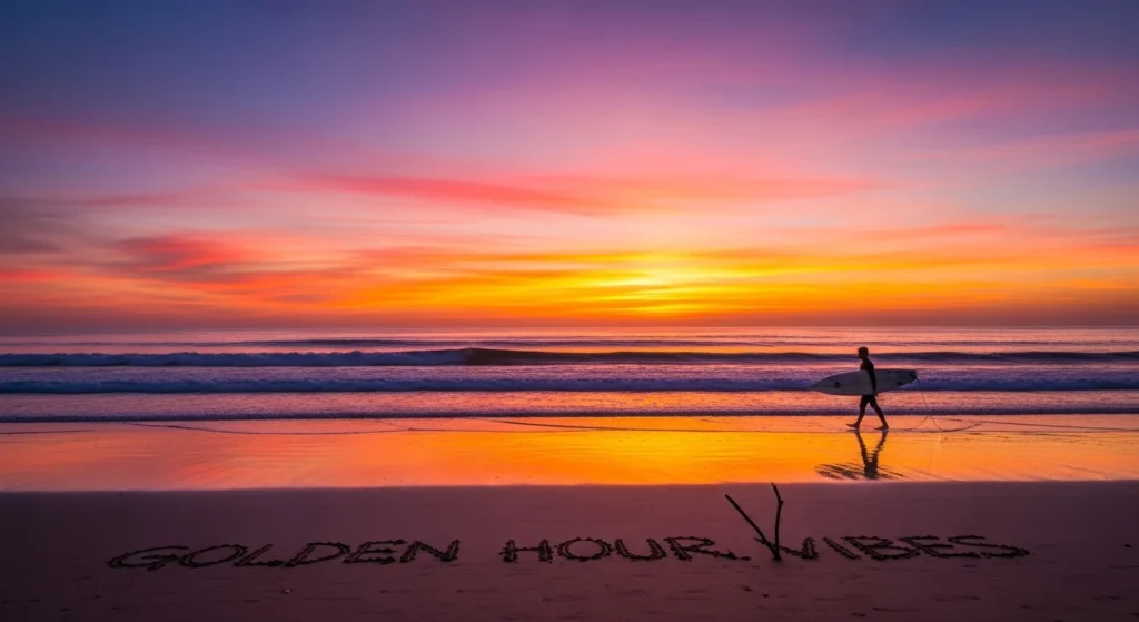 Sunset Captions for Instagram