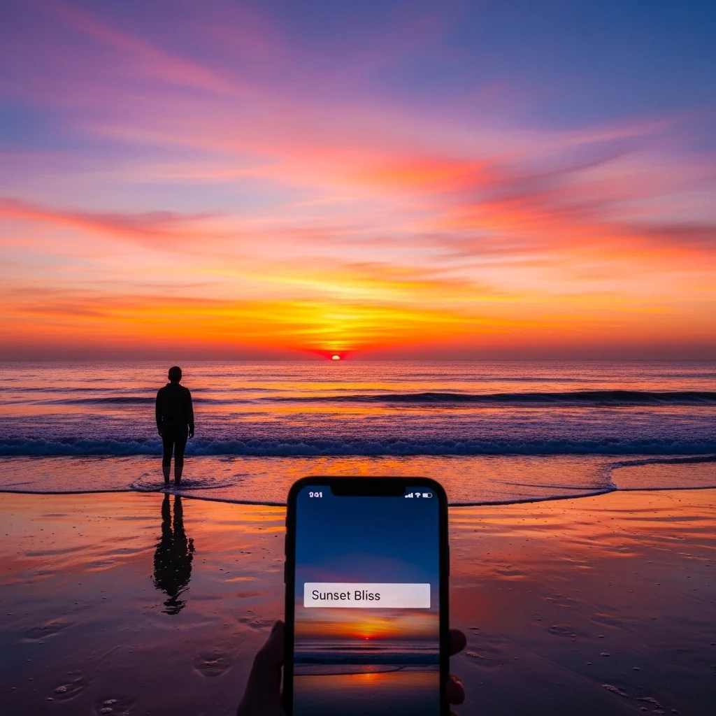 Sunset Captions for Instagram