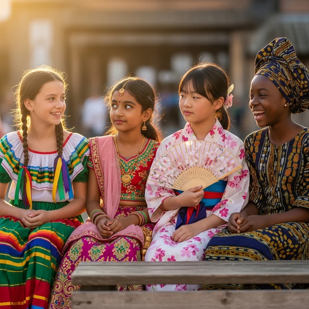 Traditional Captions for Girls