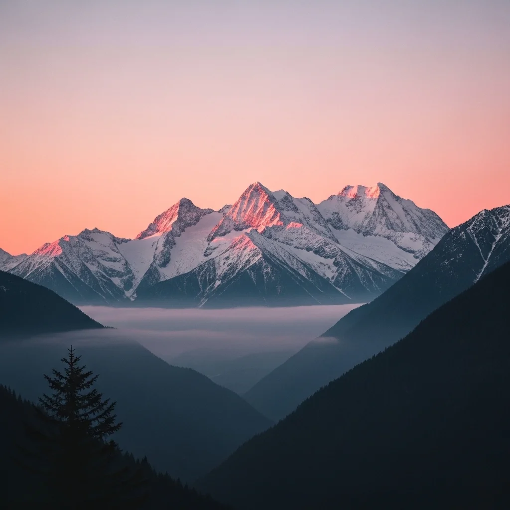 Aesthetic Mountain Captions