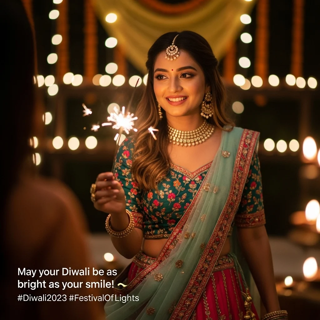 Diwali Captions for Instagram for Girl