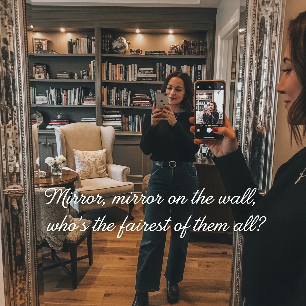 Mirror Captions for Instagram