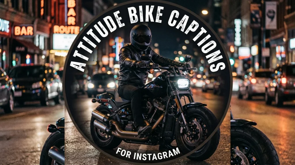 Attitude Bike Captions for Instagram