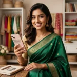 Captions for Saree Look