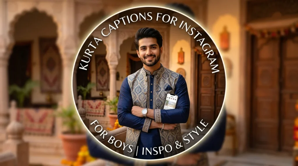 Kurta Captions for Instagram for Boy