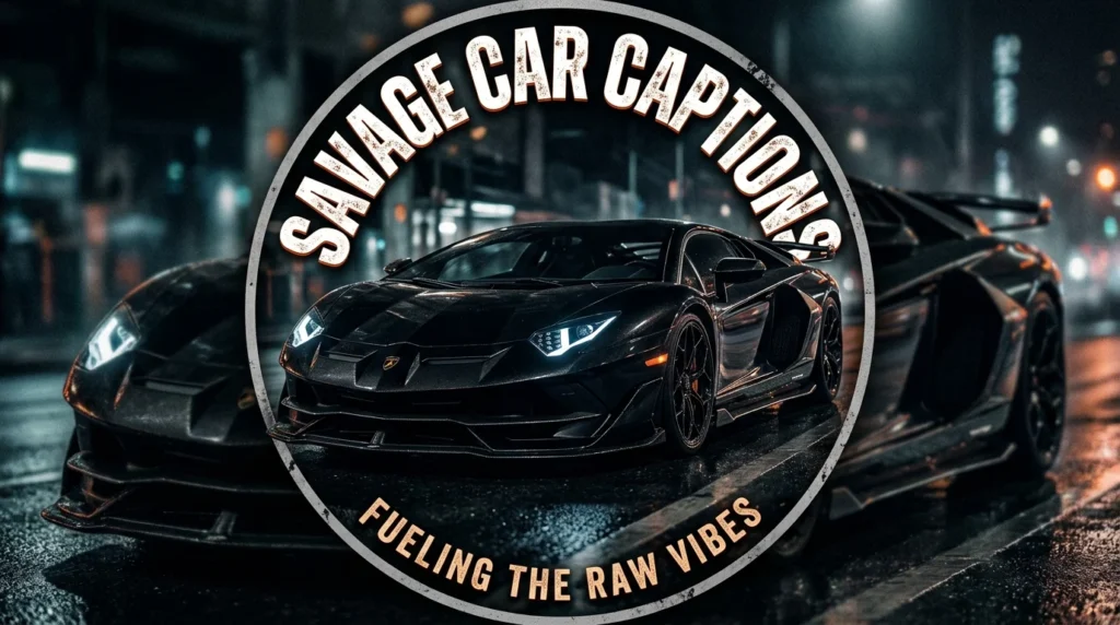 Savage Car Captions for Instagram